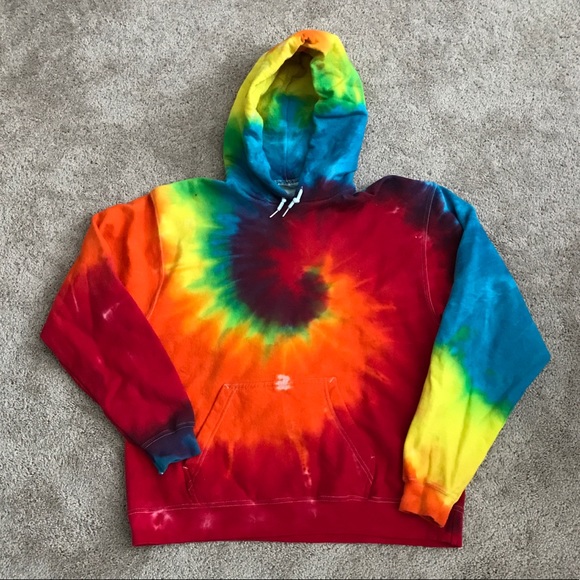 hanes tie dye hoodie